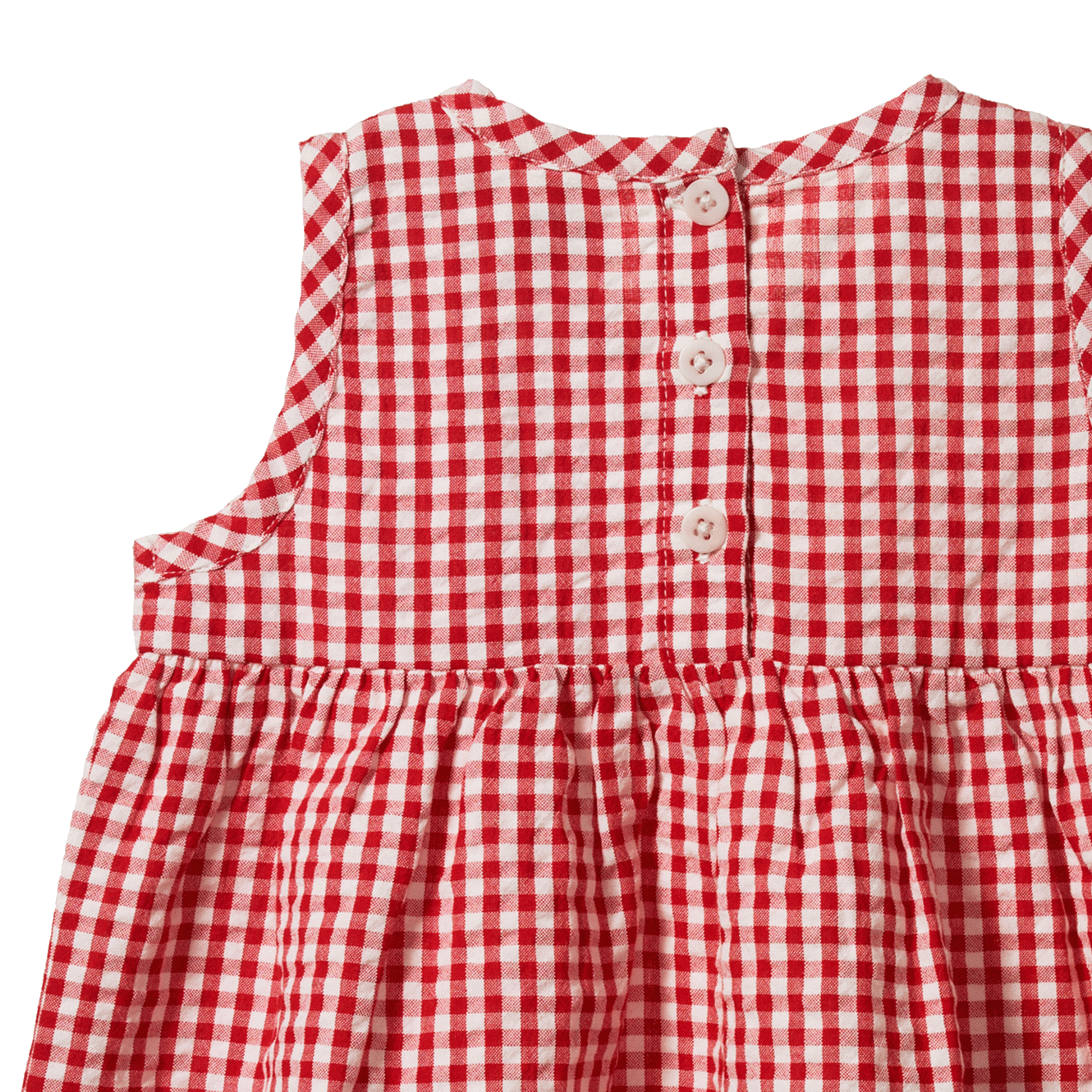 DOROTHY DRESS | Red Gingham-Extra Img - 2