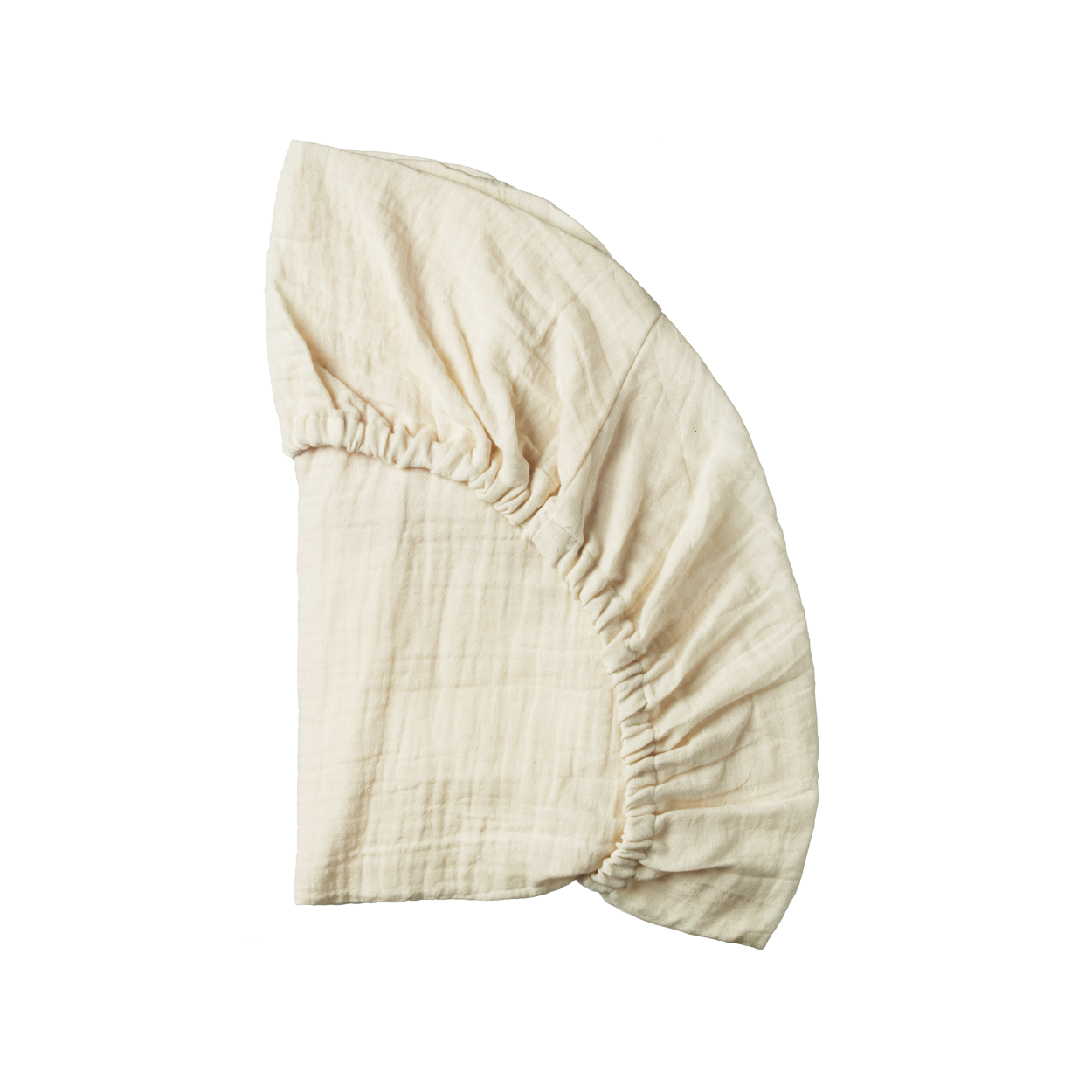 FITTED SHEET MUSLIN 2 PACK | Natural-Web-front