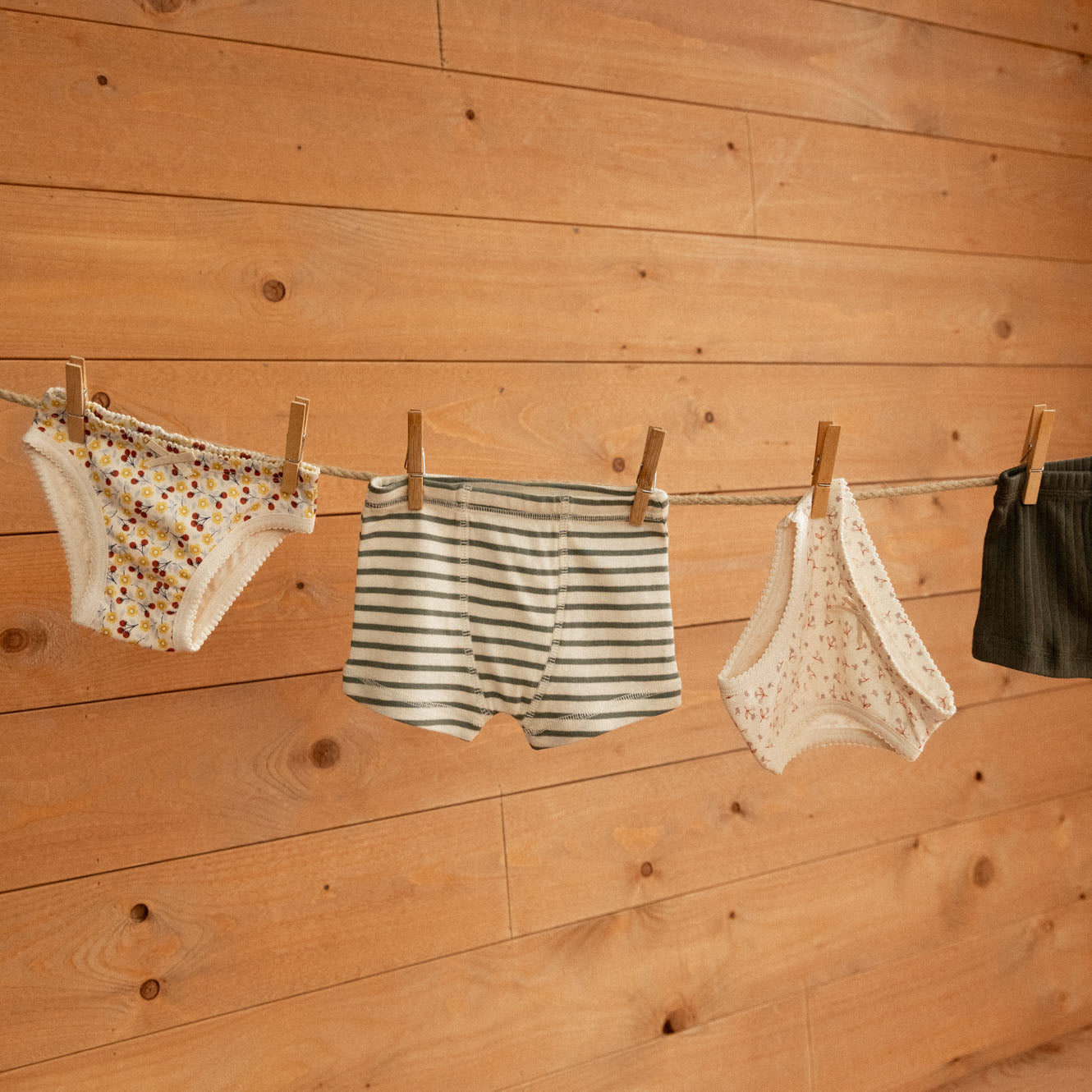 KNICKERS | Petite Flora Stamp Print-Extra Img - 1