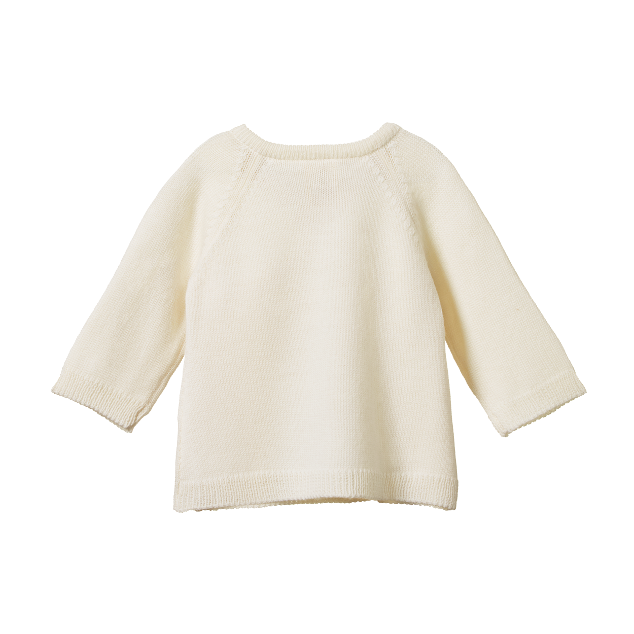MERINO KNIT KIMONO JACKET | Natural-Extra Img - 2