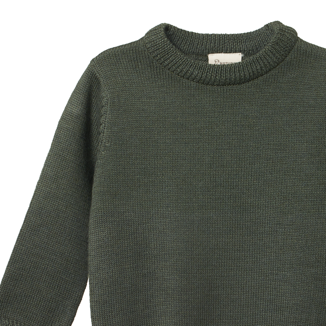 MERINO KNIT PULLOVER | Thyme-Extra Img - 2