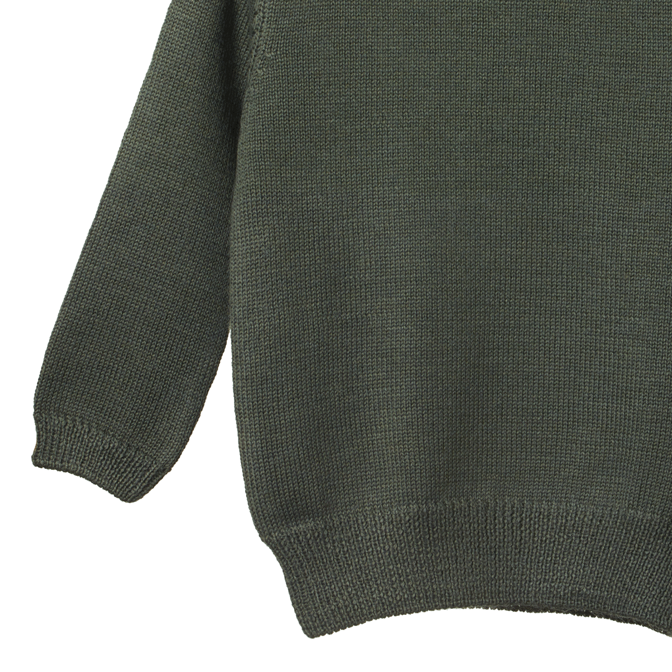 MERINO KNIT PULLOVER | Thyme-Extra Img - 3