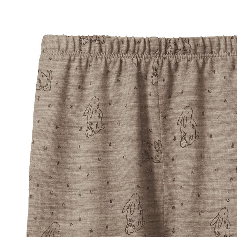 MER ESS 2PC PYJAMAS | Bramble Burrow Print Merino-Extra Img - 4