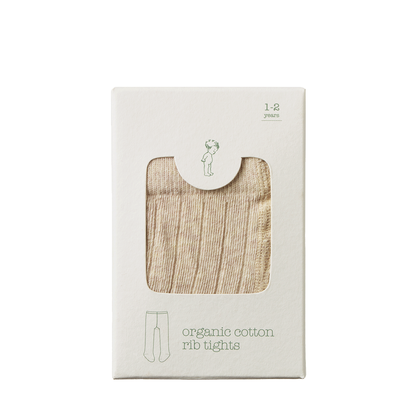 ORGANIC COTTON TIGHTS | Oatmeal Marl-Web-hover