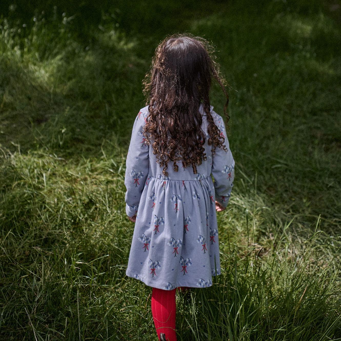 ORGANIC COTTON TIGHTS | Raspberry Red-Extra Img - 1