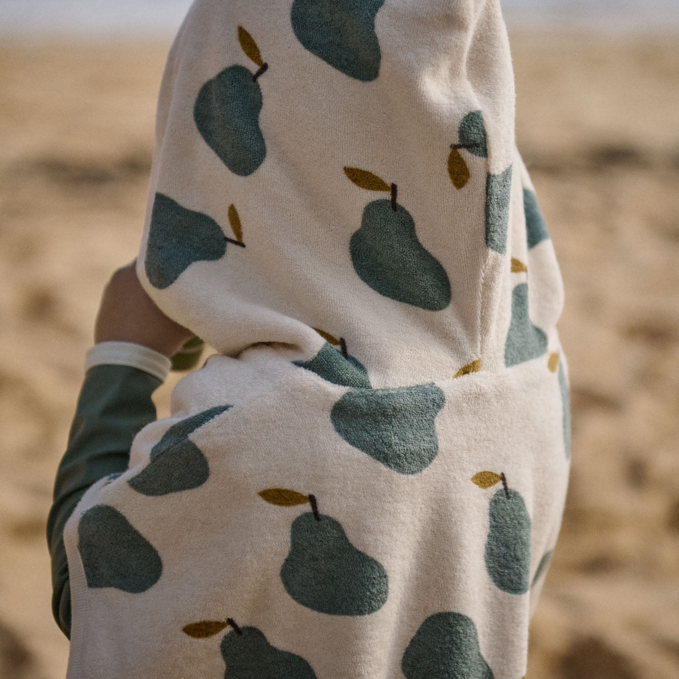 PONCHO TOWEL | Pear Print-Extra Img - 1