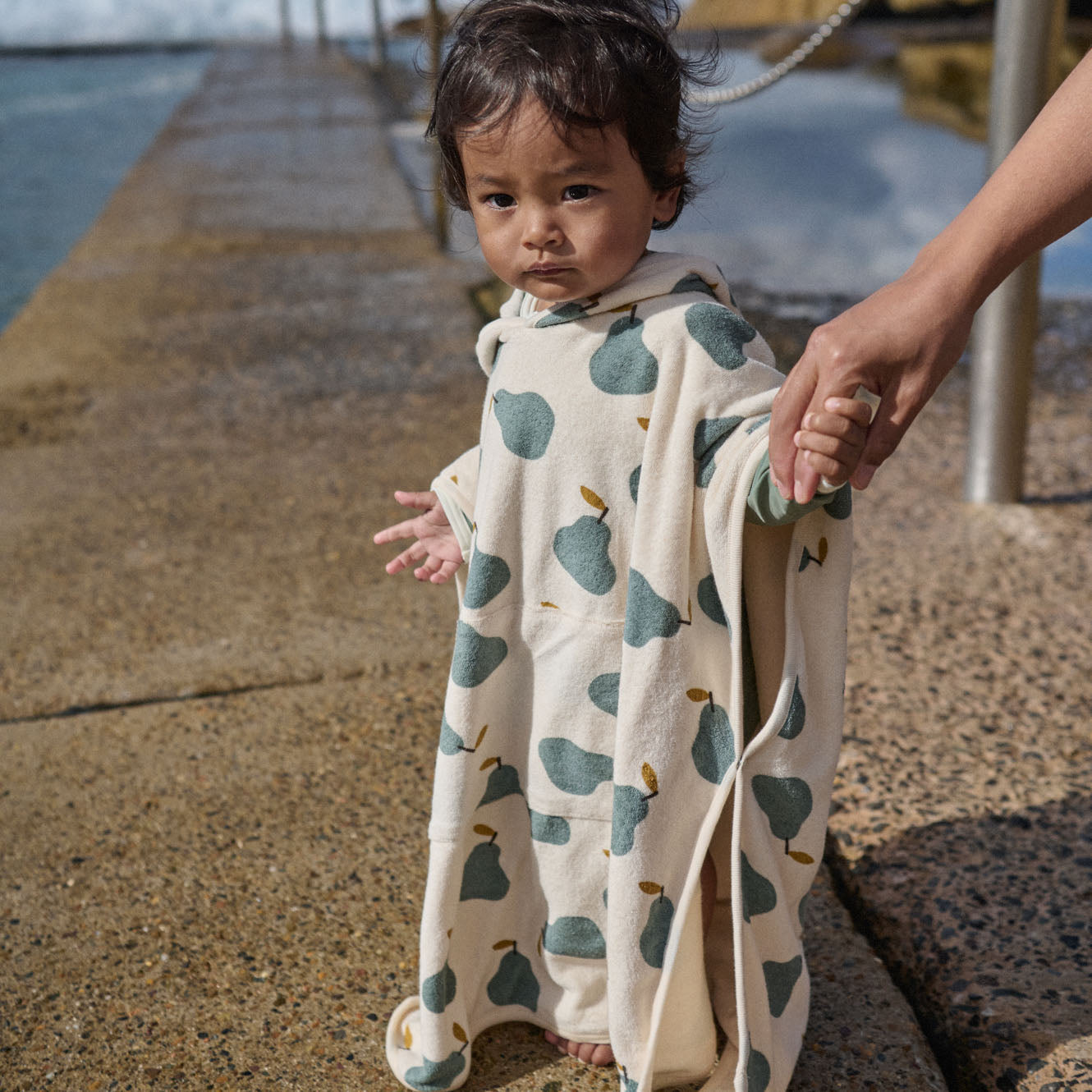 PONCHO TOWEL | Pear Print-Web-hover