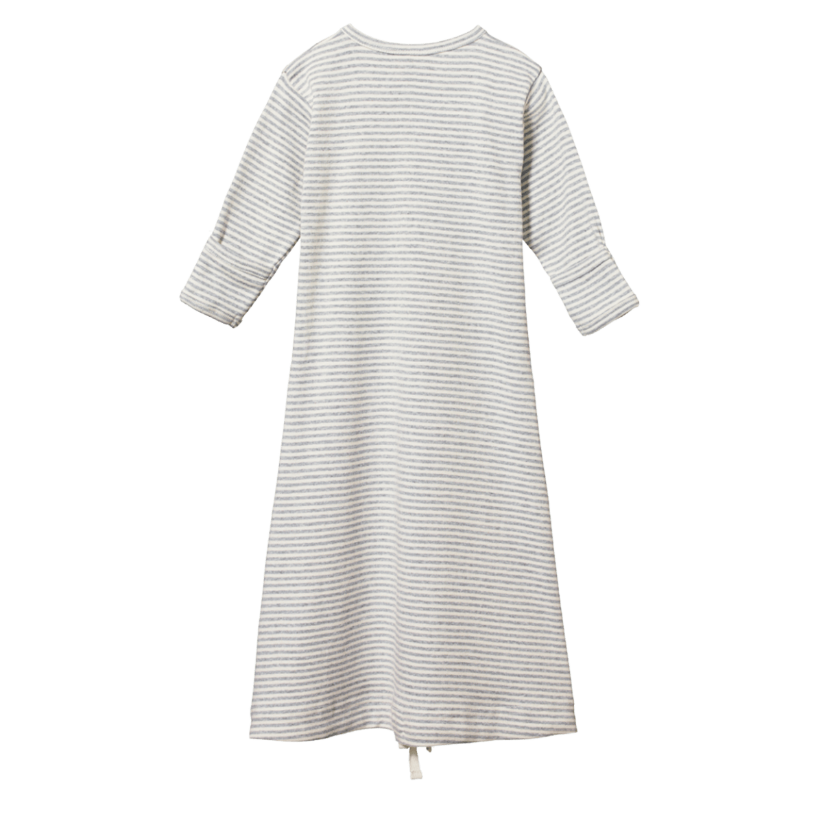 SLEEPING GOWN | Grey Marl Stripe-Web-hover