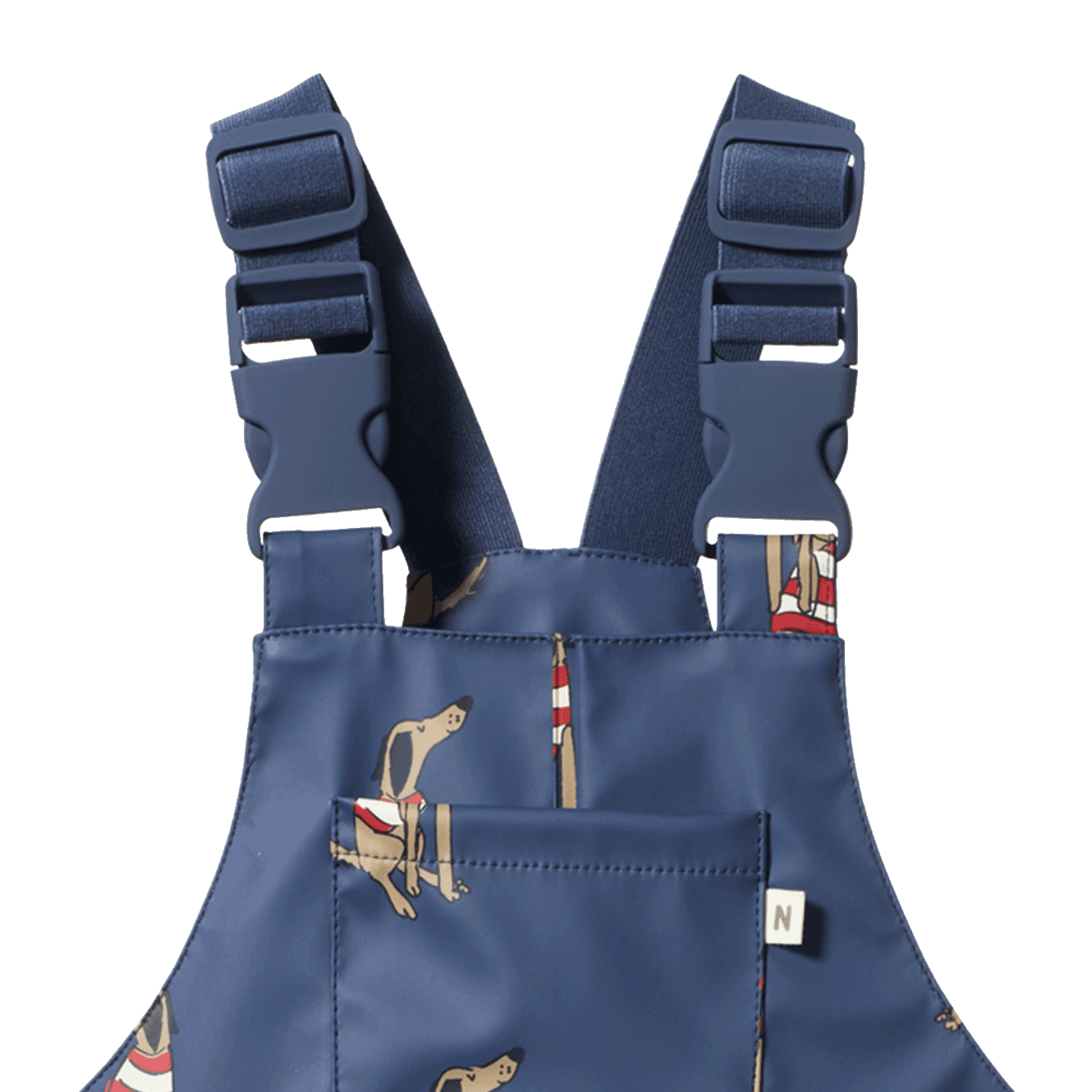 SPLASH OVERALLS | Best Friend Indigo Print-Extra Img - 1