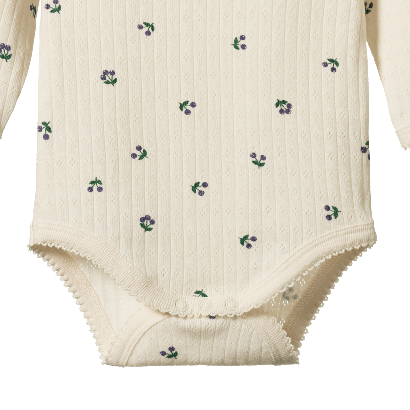 L/S BODYSUIT POINTELLE | Winter Berry Print-Extra Img - 5