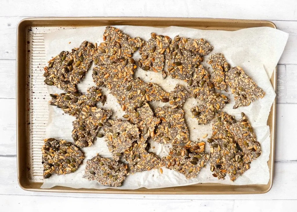 Recipe: Super Seed Crackers | Wellbeing - Nature Baby