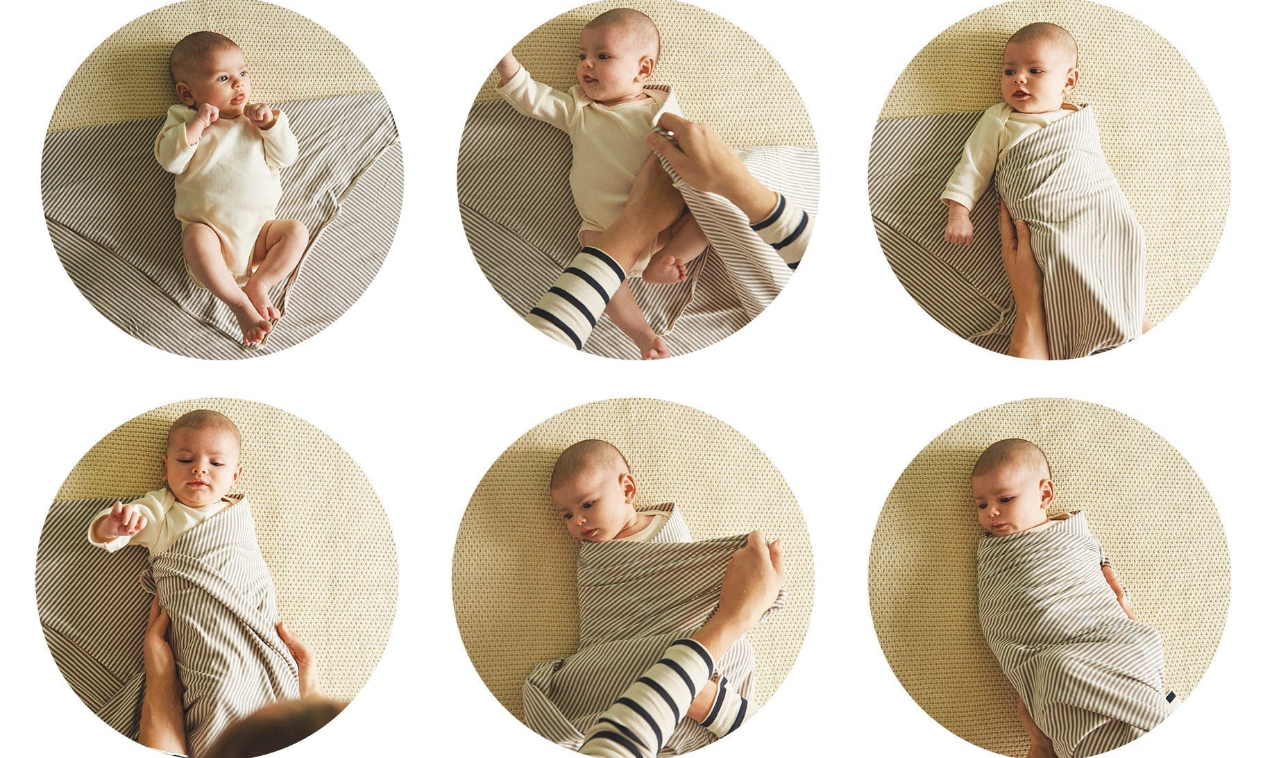 Step By Step To Safe And Secure Swaddling | Sleep - Nature Baby