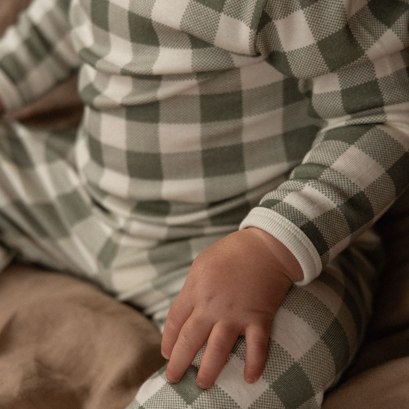 2PC LONG SLEEVE PYJAMAS | Crispin Check-Extra Img - 1
