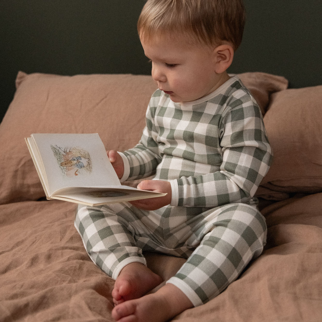 2PC LONG SLEEVE PYJAMAS | Crispin Check-Web-hover