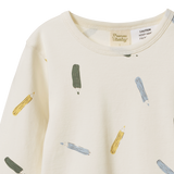 2PC LONG SLEEVE PYJAMAS | Pencil Stripes-Extra Img - 2