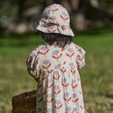 ALBERTINE DRESS MUSLIN | Fleurette Print-Extra Img - 1