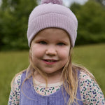 ALPINE POM POM BEANIE | Lilac-Extra Img - 1