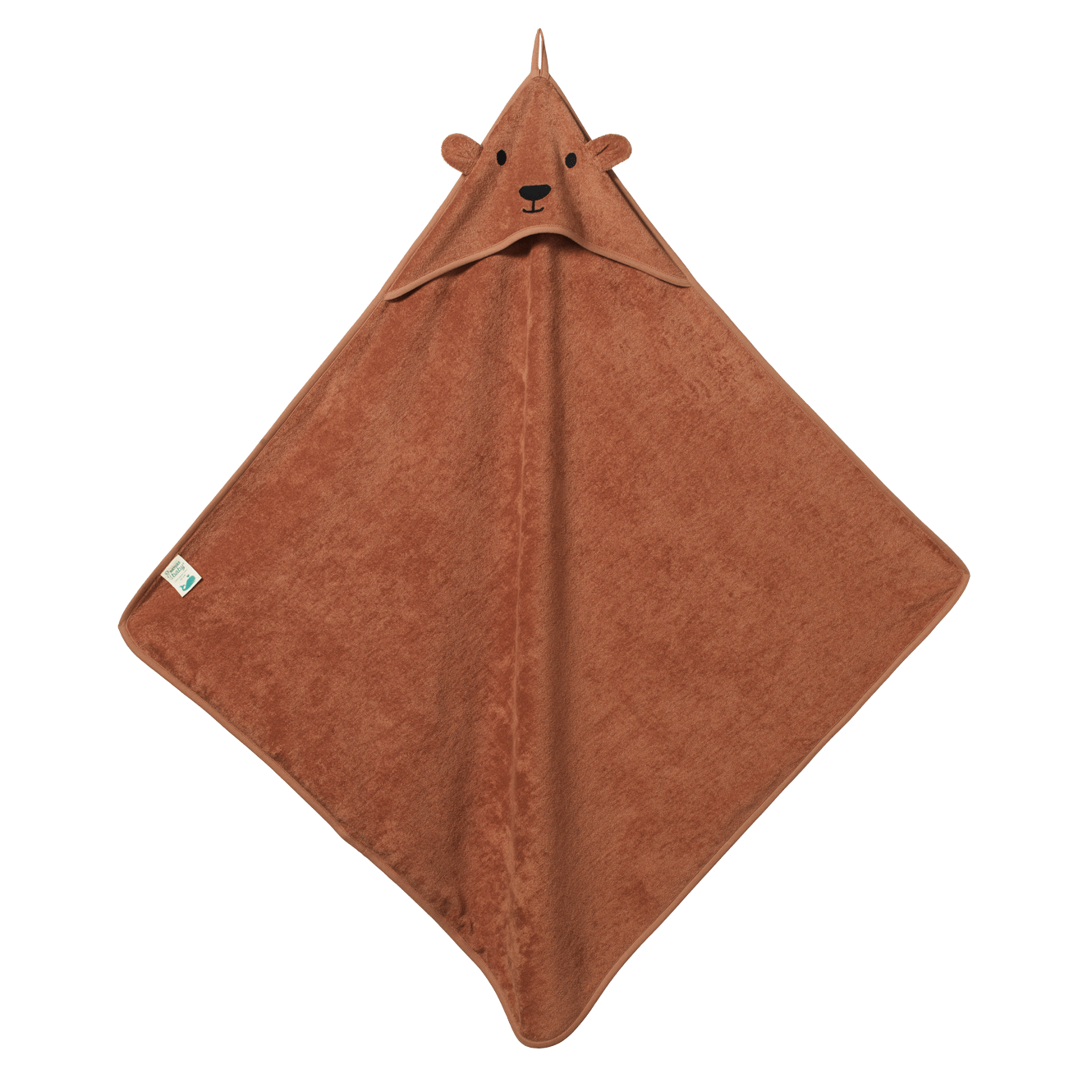 BEAR HOODED TOWEL | Hazelnut-Extra Img - 1