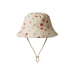 BUCKET SUNHAT | Petite Flora Stamp Print-Web-hover