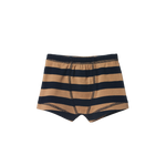 BOXER SHORTS | Navy/Caramel Stripe-Web-front
