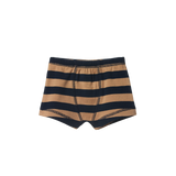 BOXER SHORTS | Navy/Caramel Stripe-Web-front