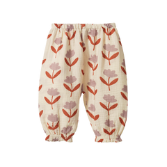 DAPHNE PANTS MUSLIN | Fleurette Print-Web-front