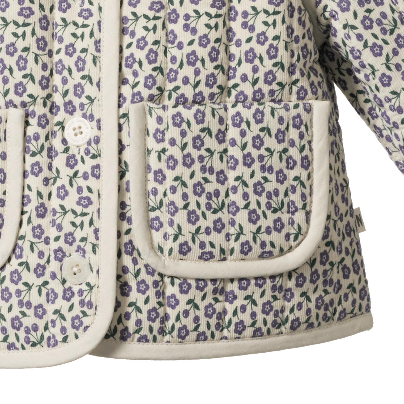 EDITH QUILTED JACKET | Briarwood Heron Print-Extra Img - 5