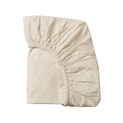FITTED SHEET JERSEY | Natural-Web-front