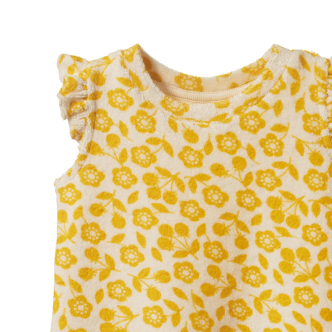 FLEUR TEE TERRY | Kitchen Garden Freesia Print-Extra Img - 3