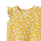FLEUR TEE TERRY | Kitchen Garden Freesia Print-Extra Img - 3
