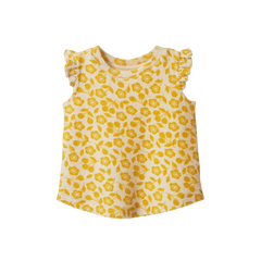 FLEUR TEE TERRY | Kitchen Garden Freesia Print-Web-front