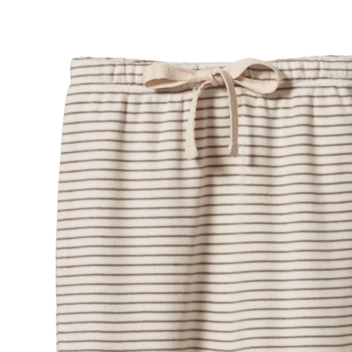 FOOTED ROMPERS | Mushroom Pinstripe-Web-hover