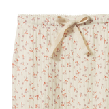 FOOTED ROMPERS POINTELLE | Dandelion Print-Extra Img - 1