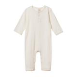 HENLEY PYJAMA SUIT POINTELLE | Natural-Web-front