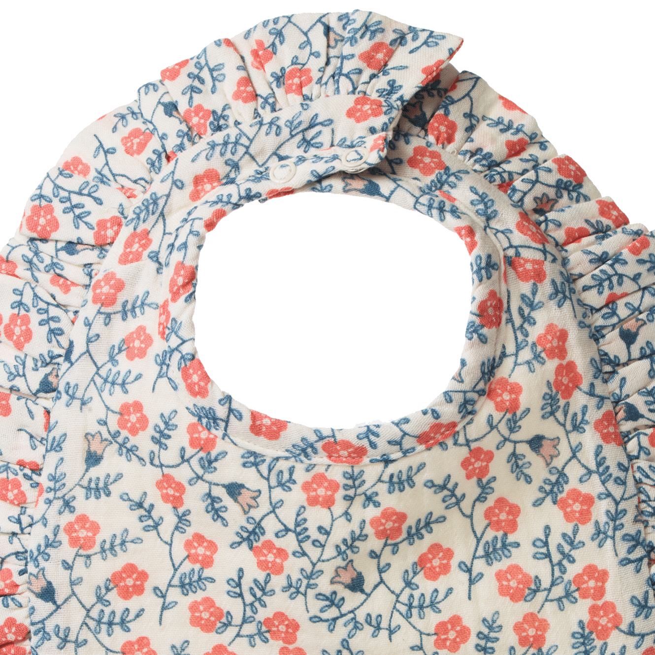 HETTY RUFFLE BIB | Betsy Belle Print-Extra Img - 1
