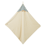 HOODED TOWEL | Waves Print-Extra Img - 1