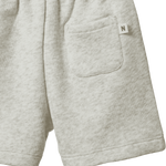 JIMMY SHORTS SWEATSHIRT KNIT | Light Grey Marl-Extra Img - 2