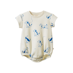 JUNO ROMPER WAFFLE | Dog Walk Print-Web-front