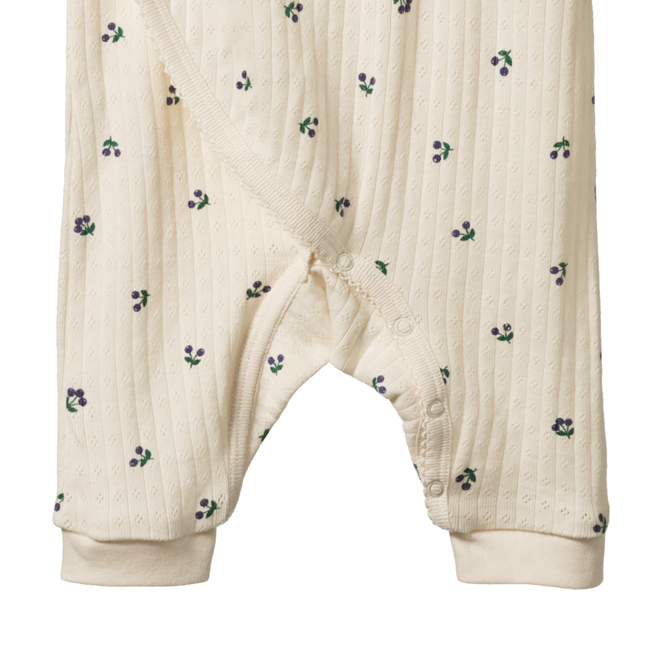 KIMONO STRETCH & GROW POINTELLE | Winter Berry Print-Extra Img - 2