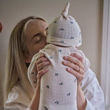 KNOTTED BEANIE POINTELLE | Winter Berry Print-Web-hover