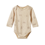 LONG SLEEVE BODYSUIT | Bramble Burrow Print-Web-front