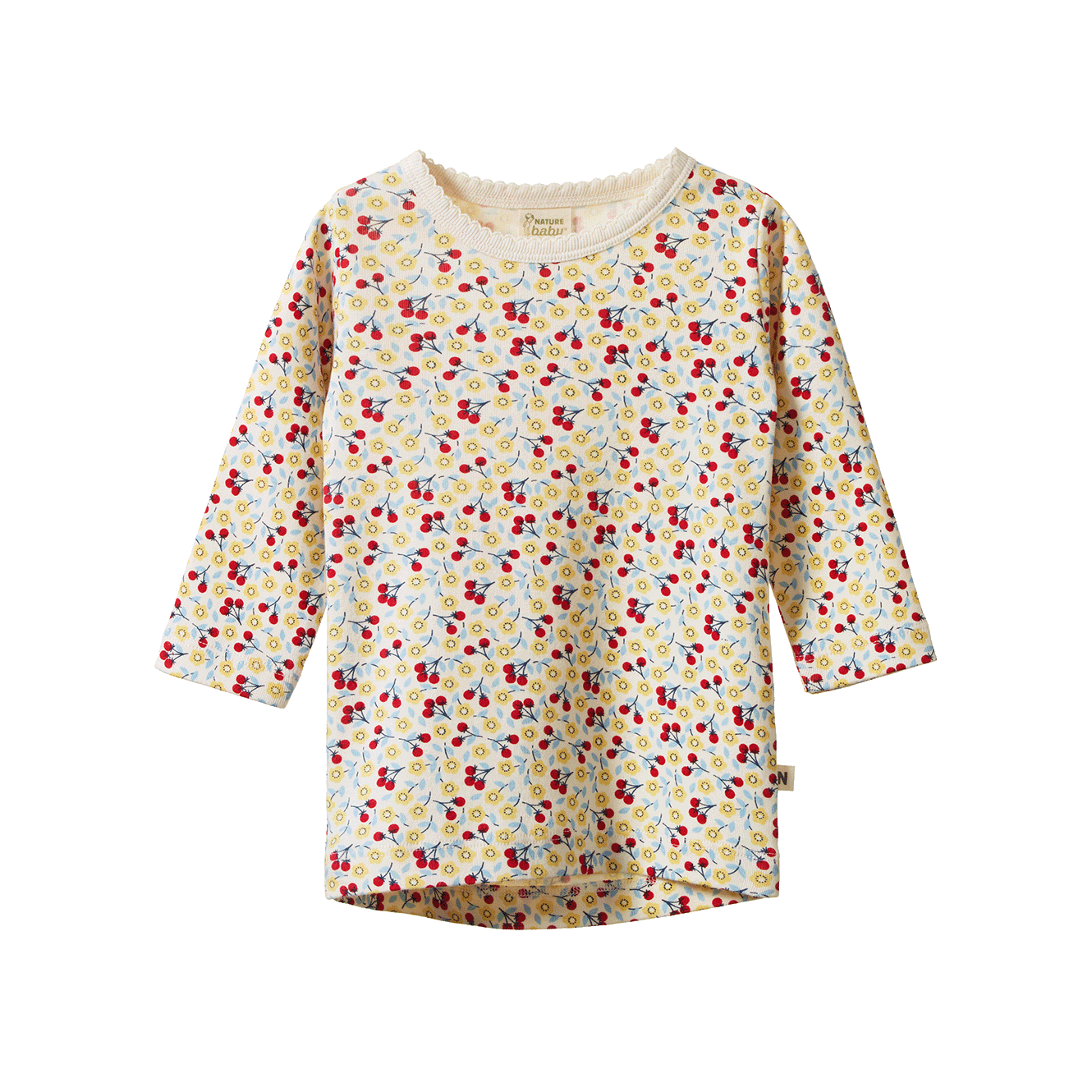 LONG SLEEVE CLOUD TEE | Kitchen Garden Print-Web-front