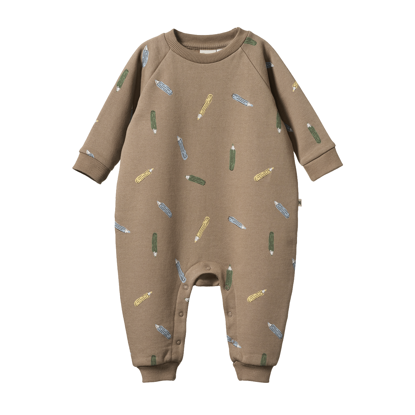 LONG SLEEVE JUNO ROMPER | Pencil Print-Web-front