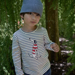 LONG SLEEVE RIVER TEE | Best Friend Stripe-Extra Img - 2