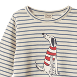 LONG SLEEVE RIVER TEE | Best Friend Stripe-Extra Img - 3