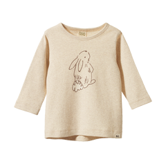 LONG SLEEVE RIVER TEE | Bramble Bunny Print-Web-front