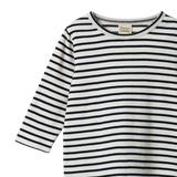 LONG SLEEVE RIVER TEE | Navy Sailor Stripe-Extra Img - 2