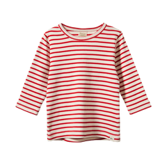 LONG SLEEVE RIVER TEE | Red Sailor Stripe-Web-front