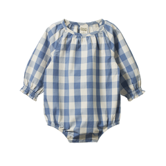 MEADOW BODYSUIT GINGHAM | Bluebelle Check-Web-front