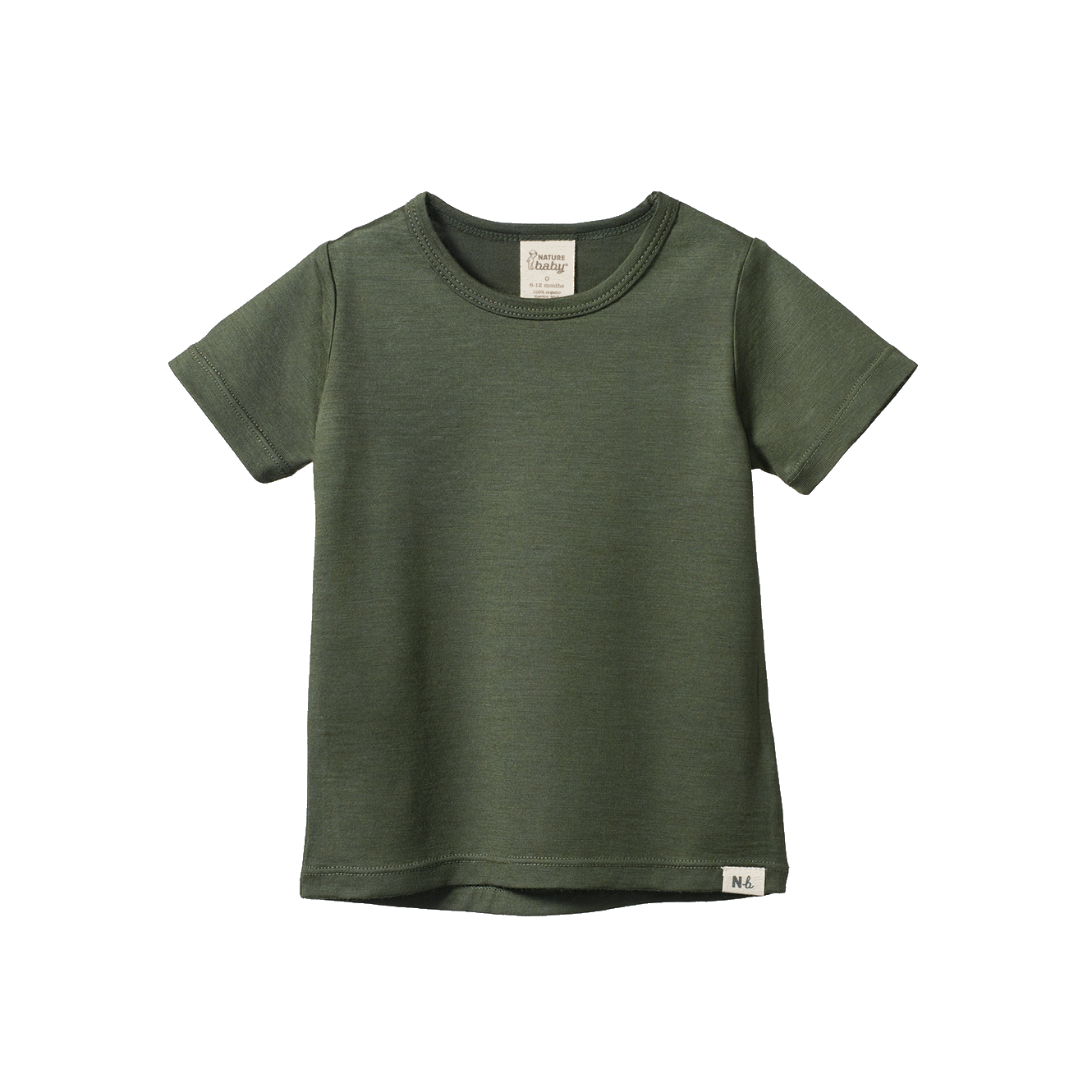 MERINO ESSENTIALS RIVER TEE | Thyme-Web-front